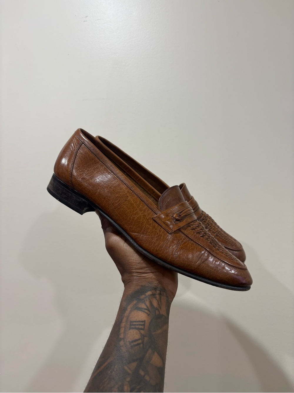 Vintage Florsheim Woven Loafers